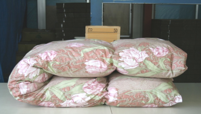 羽毛布団リフレッシュ｜完成検査